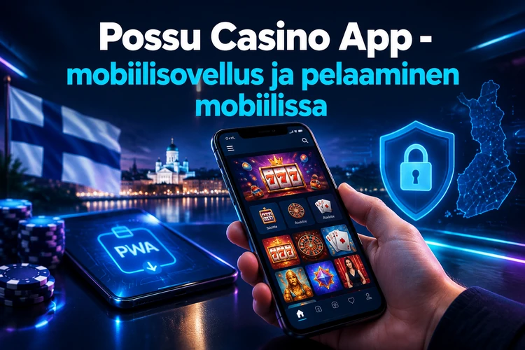 App Possu Casino - mobiilisovellus ja pelaaminen mobiilissa