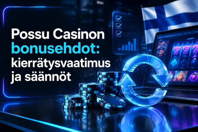 Possu Casinon bonusehdot: kierrätysvaatimus ja säännöt
