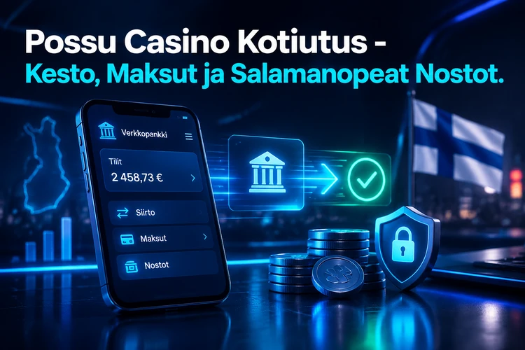 Possu Casino Kotiutus - Kesto, Maksut ja Salamanopeat Nostot